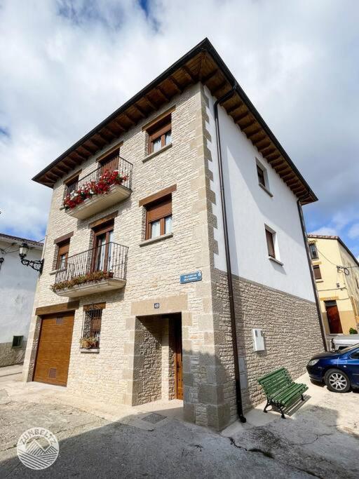 Casa Zunbeltz De 3 Habitaciones En Plena Montana Lezáun Dış mekan fotoğraf