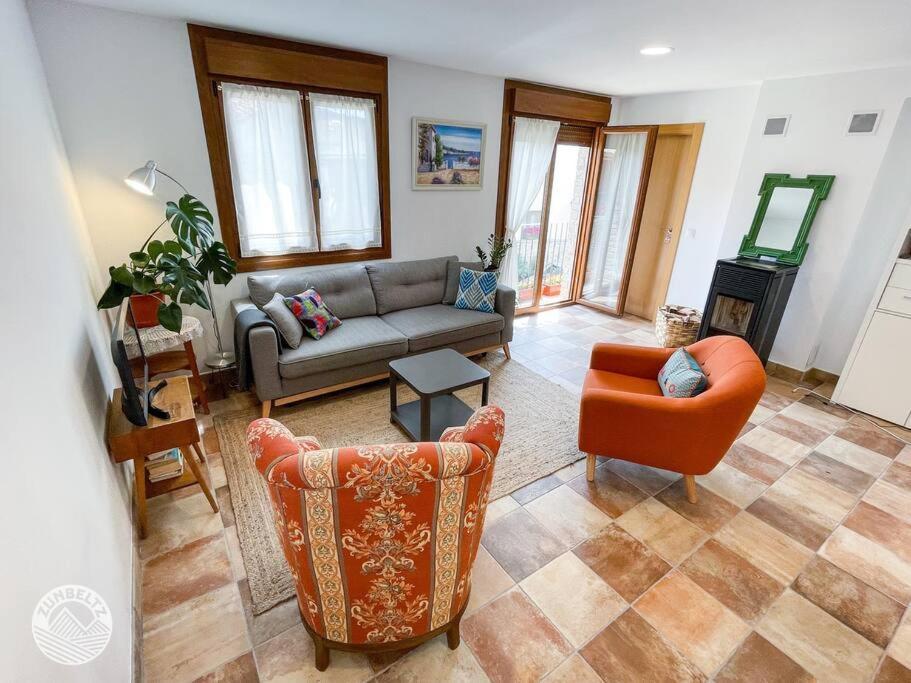 Casa Zunbeltz De 3 Habitaciones En Plena Montana Lezáun Dış mekan fotoğraf